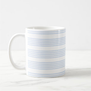 Schwarz-Weiß-Muster mit fünf Streifen Kaffeetasse