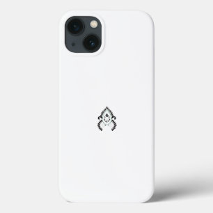 Schwarz-Weiß-Muster mit grünen Akzenten Case-Mate iPhone Hülle