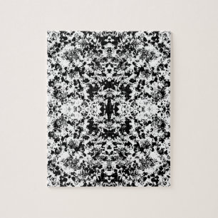 Schwarz-Weiß-Muster Puzzle
