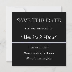 Schwarz-Weiß-Muster-Speichern-Datum-Hochzeits-Einl Save The Date