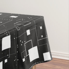 Schwarz-Weiß-Muster Tischdecke