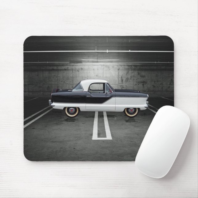 Schwarz-Weiß-Nash Mousepad (Mit Mouse)