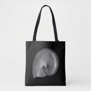 Schwarz-Weiß-Nautilus-Schale