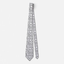 Schwarz-Weiß-Necktie