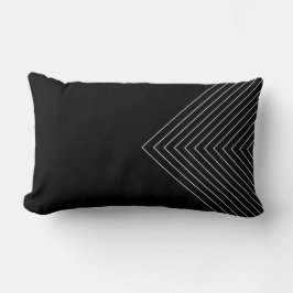 Schwarz-Weiß-Nestplätze Lendenkissen