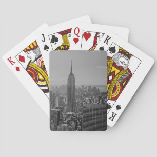 Schwarz-Weiß New York City Spielkarten