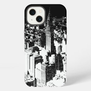 Schwarz-Weiß New York iPhone Hülle