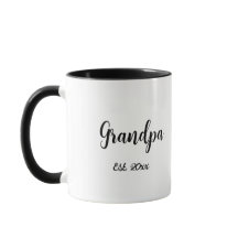 Schwarz Weiß Oma/Opa Gründungsjahr Neues Geschenk 