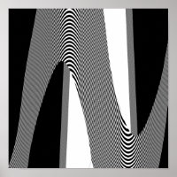 Schwarz-Weiß-Op-Art-Design,
