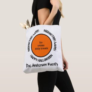 Schwarz-weiß Orange Spooky Modernes glückliches Ha