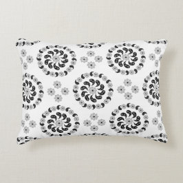 Schwarz-Weiß-Paisley-Muster Kissengewirr Dekokissen