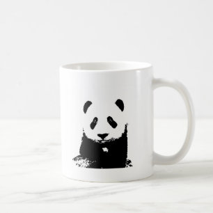 Schwarz/Weiß Panda Tasse