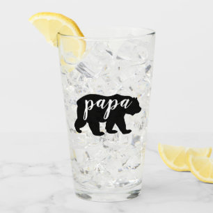 Schwarz-Weiß-Papageienbär Glas