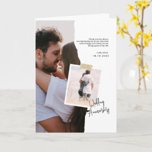 Schwarz-Weiß-Papier Hochzeitsfeier Karte