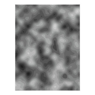 Schwarz-Weiß-Plakat mit topographischer Wand Poster