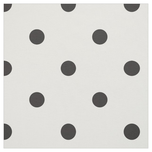 Schwarz-Weiß-Polka-Dot-Hübsches Muster Stoff (Muster)