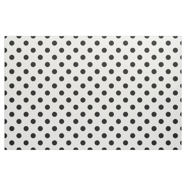 Schwarz Weiß Polka Punkt Stoff (Fat Quarter (45,7 x 55,9 cm))