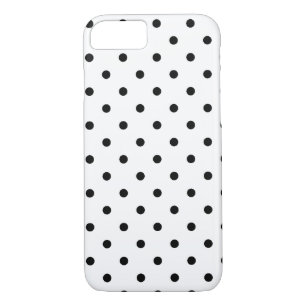Schwarz-Weiß-Polka-Punkte Case-Mate iPhone Hülle