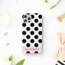 Schwarz-Weiß-Polka-Punkte, Dotter, Ihr Name