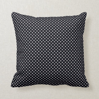 Schwarz-Weiß-Polka-Punkte-Kissen Kissen