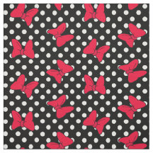 Schwarz-Weiß-Polka-Punkte mit großen roten Cartoon
