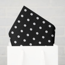 Schwarz-Weiß-Polka-Punkte