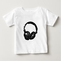 Schwarz-Weiß-Pop Art Headphone