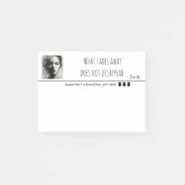 Schwarz-Weiß-Portrait in Pixelkunst Post-it Klebezettel