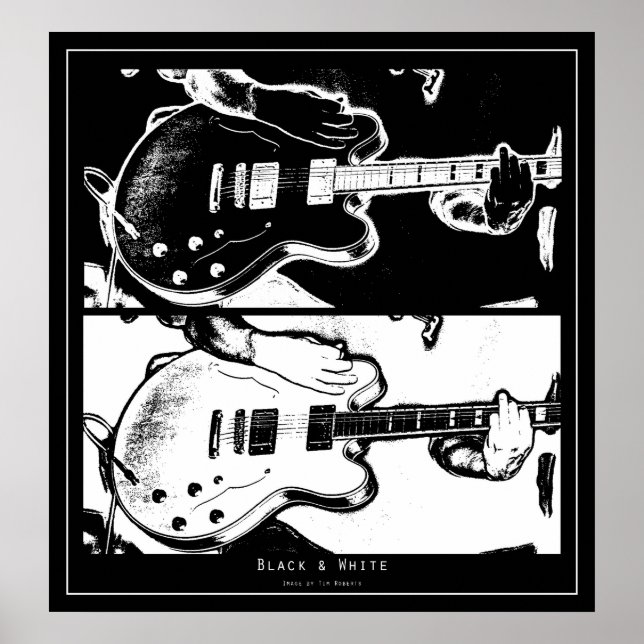 Schwarz/Weiß Poster (Vorne)