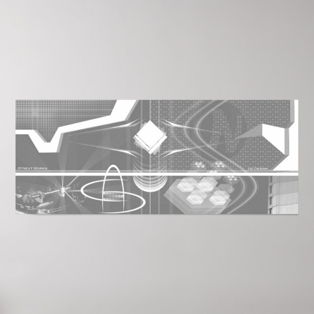 Schwarz/Weiß Poster (Vorne)