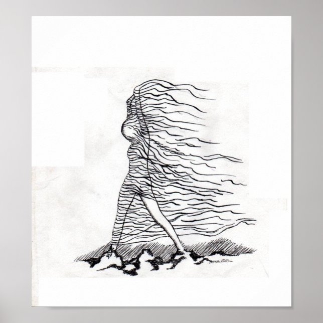 Schwarz/Weiß Poster (Vorne)