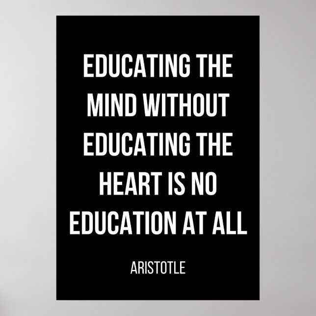 Schwarz-Weiß-Poster für den Abschluss Poster (Vorne)