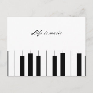 Schwarz/Weiß Postkarte