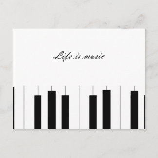 Schwarz/Weiß Postkarte