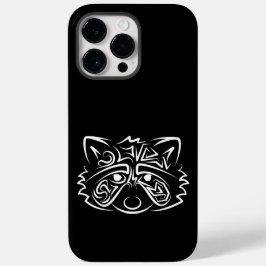 Schwarz-Weiß-Raccoon Case-Mate iPhone 14 Pro Max Hülle
