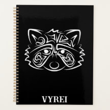 Schwarz-Weiß-Raccoon