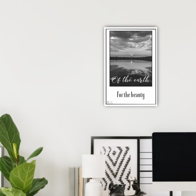 Schwarz-Weiß-Reflektionen für das Schönheitspopste Poster (Von Creator hochgeladen)