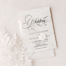 Schwarz-Weiß-Romantik auf einer Hochzeit