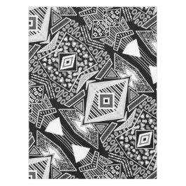 Schwarz-Weiß-Runway-Mode Inspiriert Tischdecke