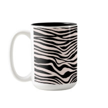 Schwarz-Weiß-Sand-Zebra-Print