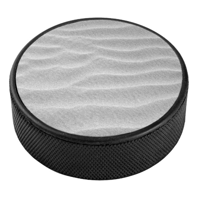 Schwarz-Weiß-Sandkörbe Eishockey Puck (3/4)