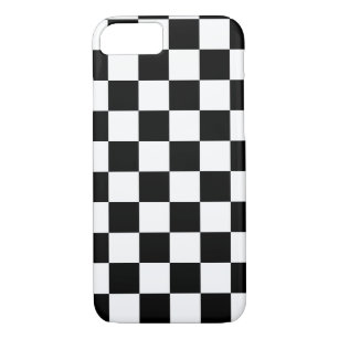 Schwarz-Weiß-Schachbrett Case-Mate iPhone Hülle