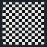 Schwarz-Weiß-Schachbrett Halstuch<br><div class="desc">Bitte besuchen Sie meinen Laden für mehr interessantes Design und mehr Farbwahl.
=> zazzle.com/colorfulworld*</div>