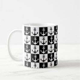 Schwarz-Weiß-Schachtel Kaffeetasse