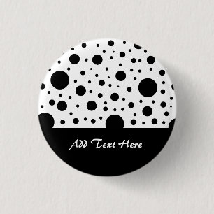 Schwarz-Weiß-Schaltkreisdesign Button