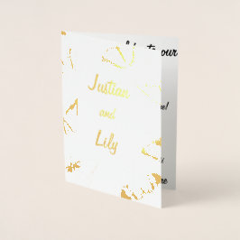 Schwarz-Weiß-Schmetterlinge Folienkarte