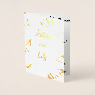 Schwarz-Weiß-Schmetterlinge Folienkarte