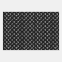 Schwarz-Weiß-Schneeflocken Weihnachten