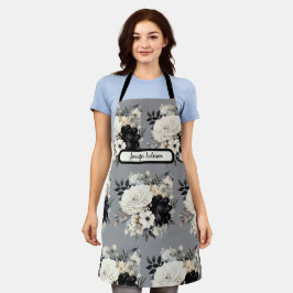 Schwarz-Weiß-Schürze Schürze