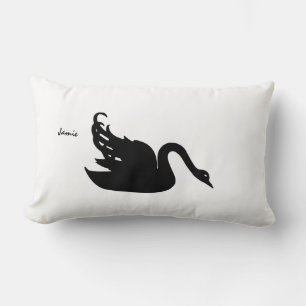 Schwarz-Weiß-Schwan, Farbe Lendenkissen
